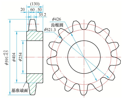 【兆恒機械】滲碳齒部有嚴重的貫穿型裂紋，何原因？
